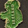 Vintage sterling silver pendant with enamel map of Ireland Image 6