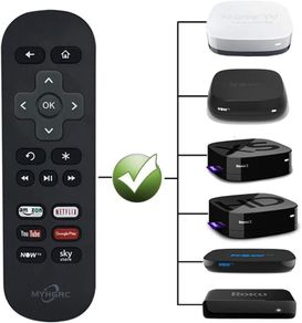 Replacement Now TV Remote Control Compatible with all NOW TV BOX 1 2 3 4 HD LT XS XD Ultra and Express/+, Premiere/+