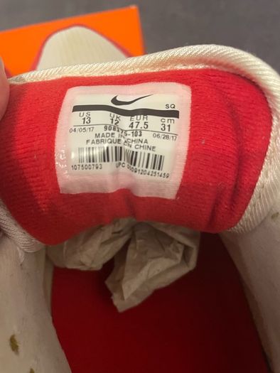 Air Max 1 Anniversary Red - 12uk