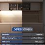 Demkia Under Cabinet Kitchen Lights LED, Motion Sensor Lights Indoor, 6500K Rechargeable Battery Operated Wardrobe Light, Wireless Magnetic USB Powered Strip Stick on Light for Shelf Stairs Counter [Energy Class G] Image 6