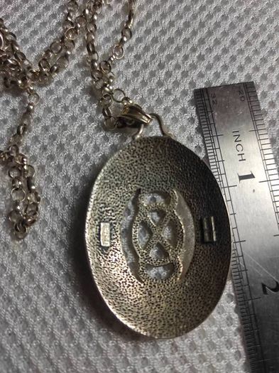 Vintage Celtic sterling silver necklace