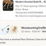 Cabinet/ Kitchen solid brass gold knurled handles x 23 in total Image 3