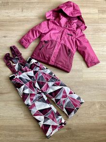 XMTN girls 2 piece snowsuit, 4y