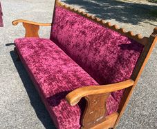 Vintage Oak Couch