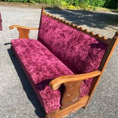 Vintage Oak Couch
