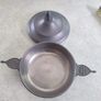 Vintage Collectible French Etain 95 % Garanti  Pewter Tureen Bowl Dish & Lid . Image 3
