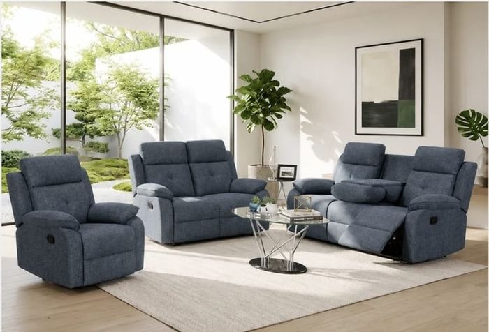 Aspen 3+2 or 3+1+1 Fabric Recliner Suite