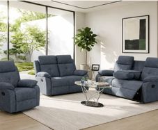 Aspen 3+2 or 3+1+1 Fabric Recliner Suite