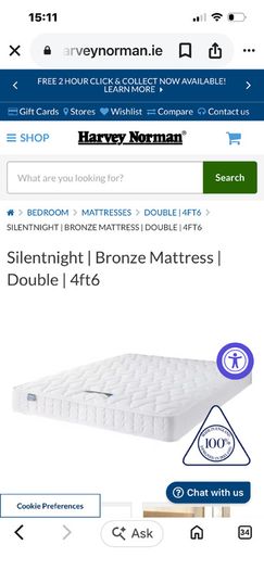 Double Bed and Matress