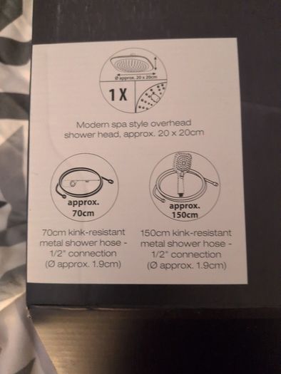 Shower riser set