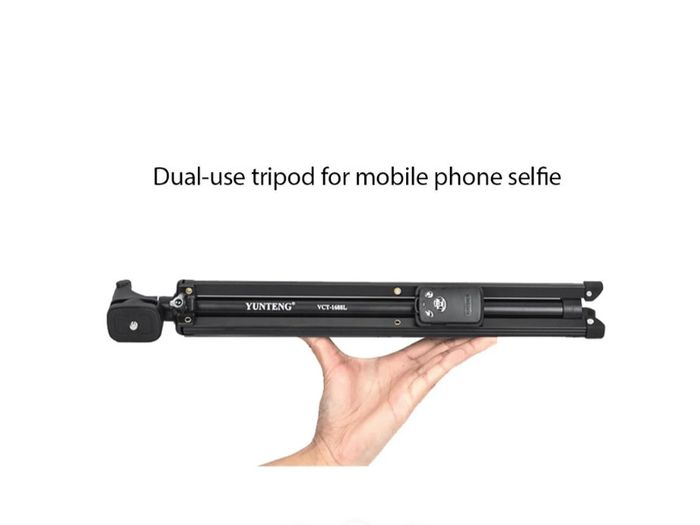 2in1 Portable Mini Cellphone Selfie Stick Tabletop Tripod With Remote Controller