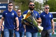 Leinster rugby squad issue homecoming polo 2018 win