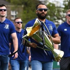 Leinster rugby squad issue homecoming polo 2018 win