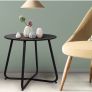 Side Table, Coffee Table, Lightweight, Weather Resistant, Beside Table for Living Room, Hallway, Bedroom, Garden, Terrace, Balcony (MULTIPLE COLOURS) Image 10