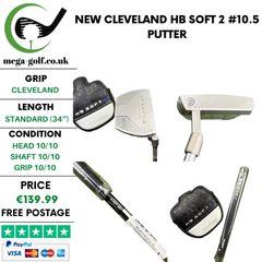 New Cleveland HB Soft 2 #10.5 Putter / 34"