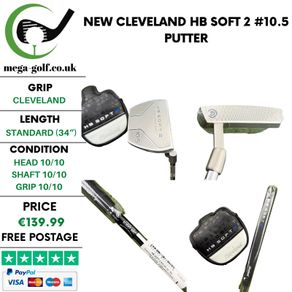 New Cleveland HB Soft 2 #10.5 Putter / 34"
