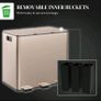 triple steel bin Image 3
