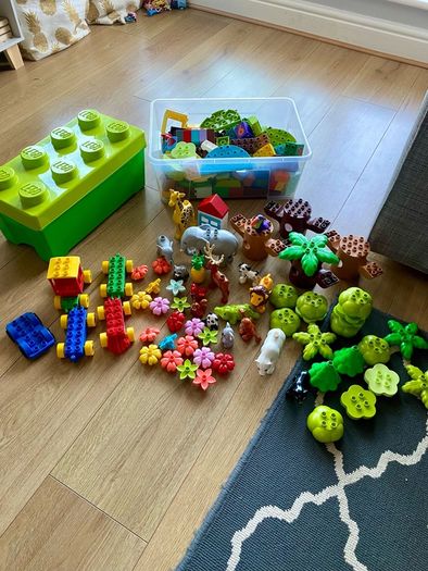 Lego Duplo bundle with Lego board