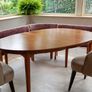 Mid-Century Oval Dining Table Image 8