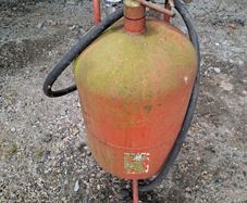 sandblasting pot