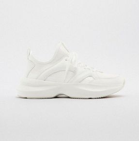 Zara Leather Trainers
