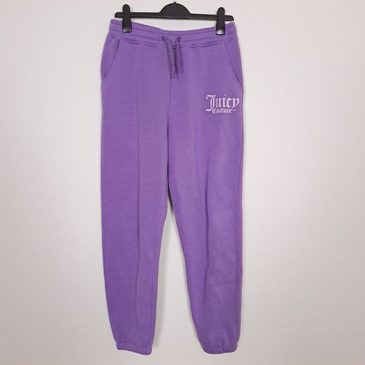 Juicy Couture Purple Lilac Graphic Cuffed Joggers Sweatpants Size S