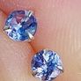 Tanzanite Natural 0.45ct earrings S925 GRA Certified Image 2