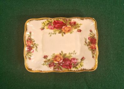 Old country roses rectangular dish
