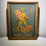 Vintage French Nain Jaune Game - Jura Wooden Box, 5 Trays - Mid-20th Century Image 2
