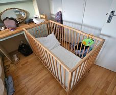 Cot with matress