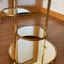 Brass mirror table Image 2