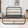 Double Size Bed Frame with Headboard Image 5