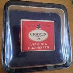 Old Craven A black cat Change Dish for shop counter