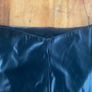 H&M Black faux leather skirt Image 3