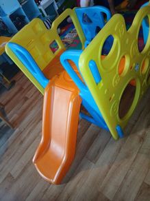 play gym and slide