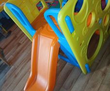 play gym and slide
