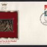 1981 Great Britain International Year for the Disabled Commemorative stamps with Gold Replica Stamp First Day Cover (FDC) Image 3