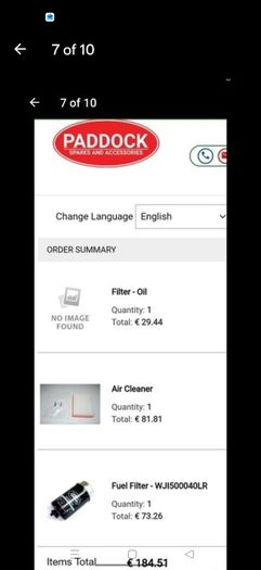 Land Rover - Full Service kit - OEM Land Rover parts