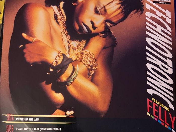 Technotronic ft Felly Pump Up The Jam Original 1989 UK 12 inch SYRT 4