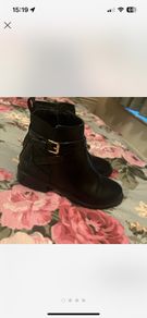Black ankle boots