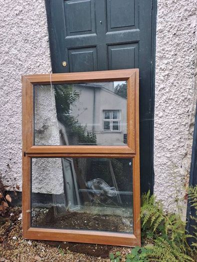 Pair of PVC windows.  Perfect for shed/garage project.