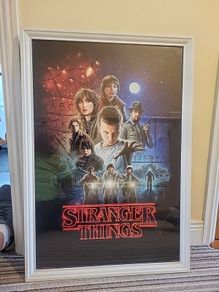 A1 Framed Image Stranger Things