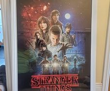 A1 Framed Image Stranger Things