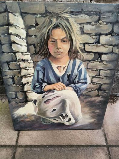 Painting of a girl