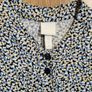 Longsleeve midi dress with belt - H&M - Blue, white, yellow, black Pattern - Size small Image 5