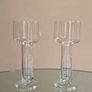 Vintage Pair Glass Floating Candle Holders, Thomas for Rosenthal, Germany Image 5
