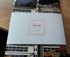 Brand new Harrods items All for 30 euro Apron Mug Pens Empty tin added
