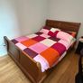 Solid Wood Sleigh Bed Frame Standard king (with Mattress) Excellent Condition Image 3