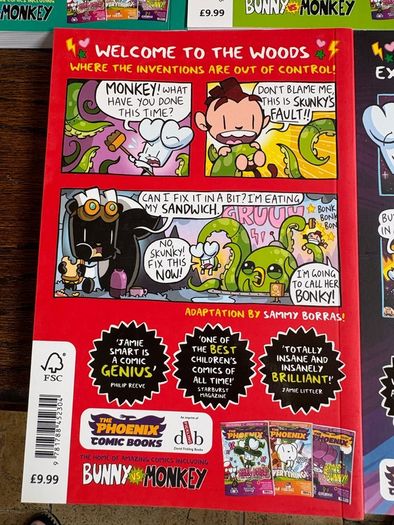 BRAND NEW - Bunny vs Monkey book set (5)