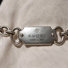 Authentic Gucci Sterling Silver Necklace & Bracelet Set | Box & Dust Bags